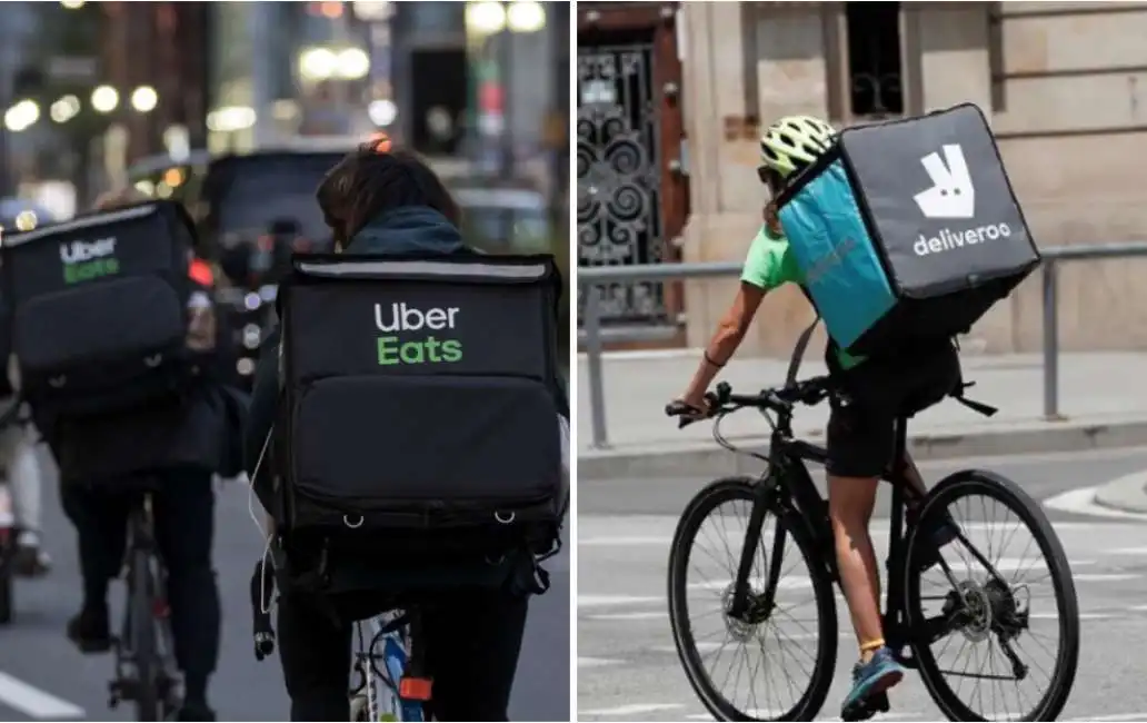 rider uber eats deliveroo