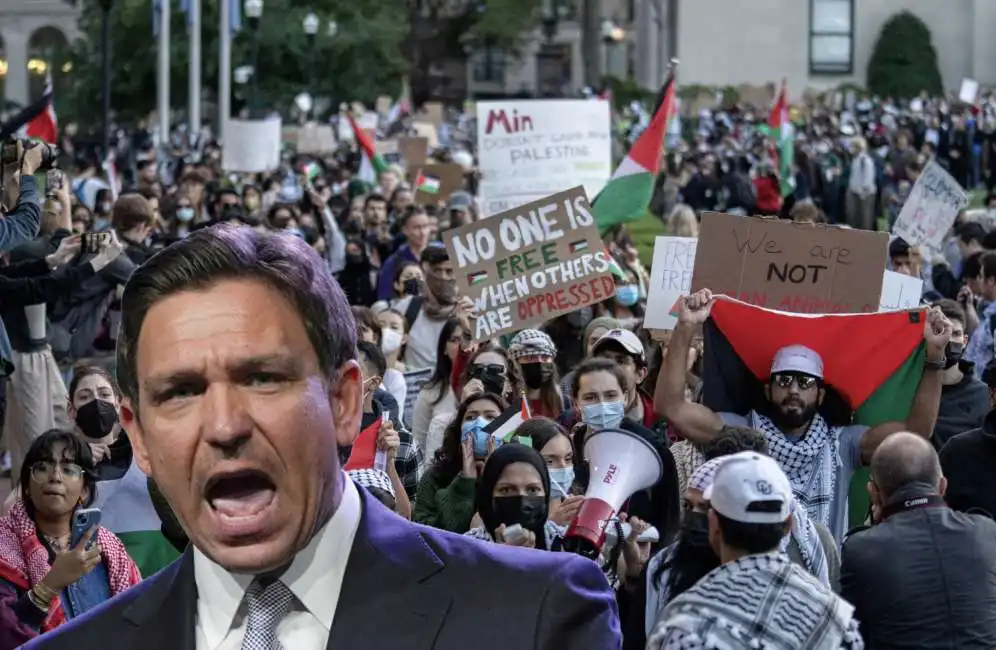 ron desantis palestina studenti florida