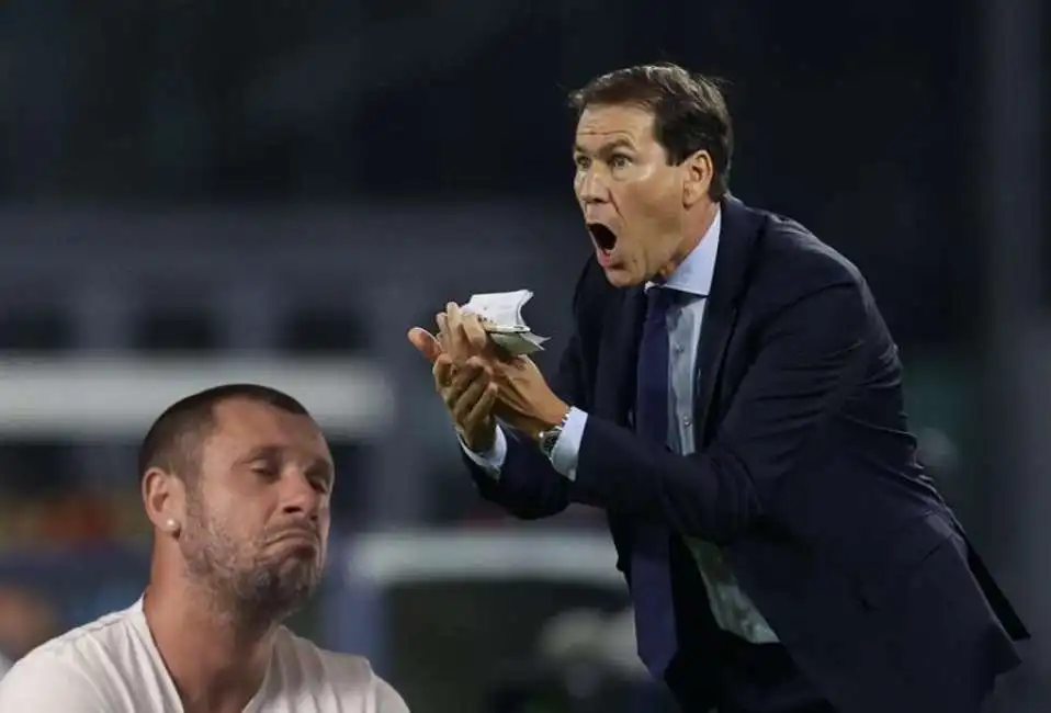 rudi garcia antonio cassano 