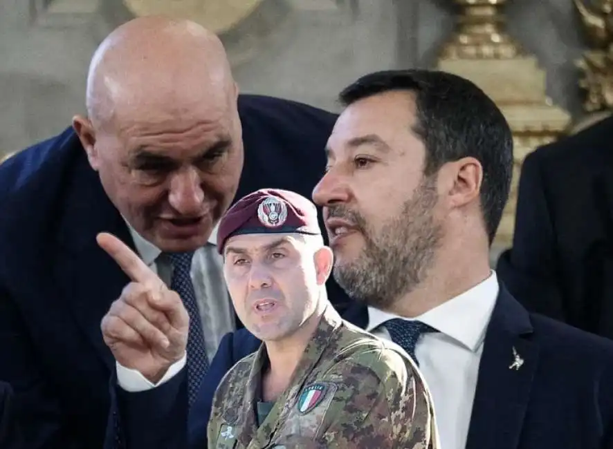 salvini crosetto vannacci