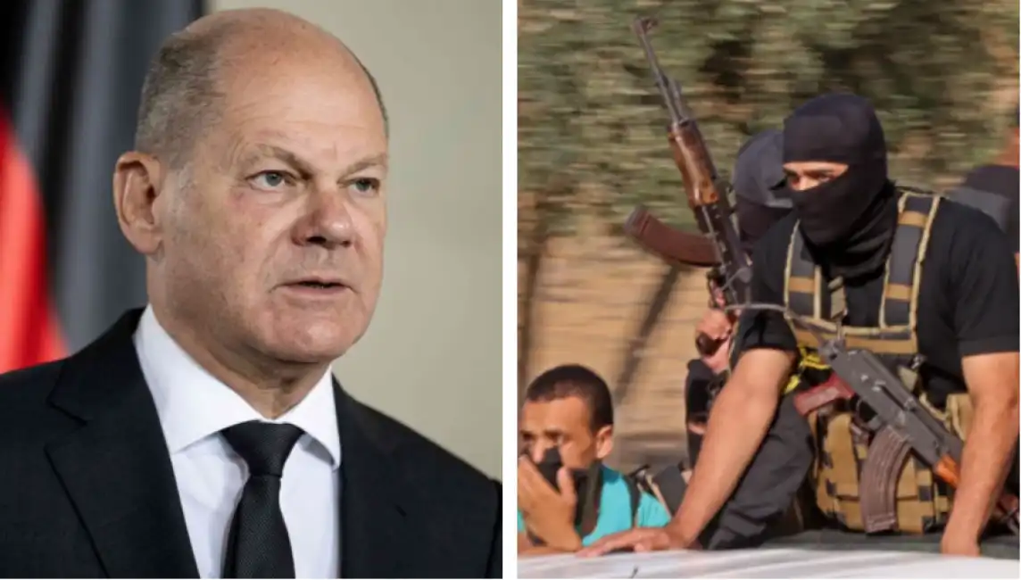 scholz hamas