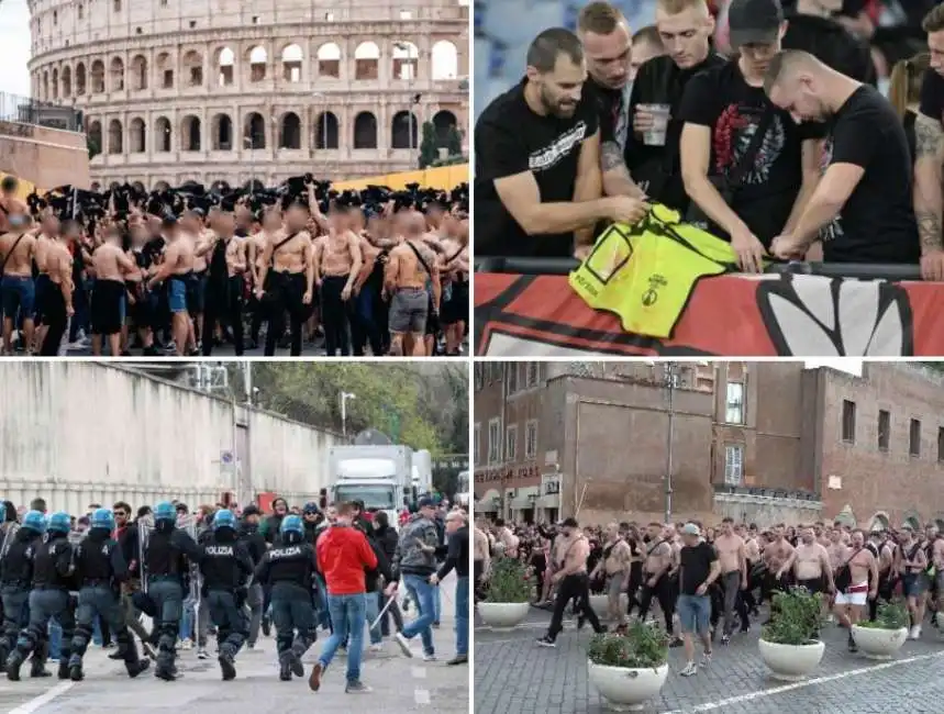 scontri prima di roma slavia praga ultras 