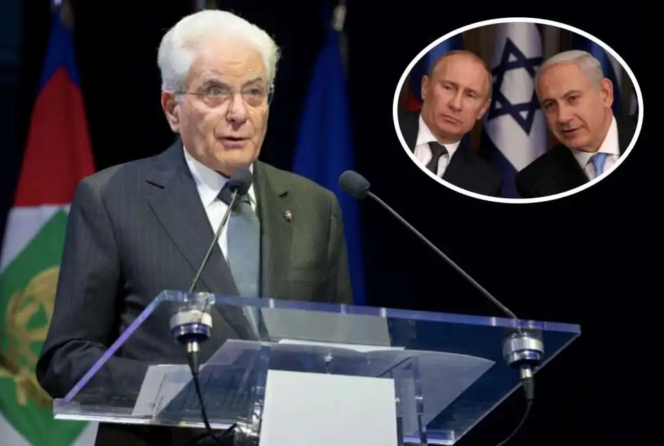 sergio mattarella benjamin netanyahu vladimir putin 