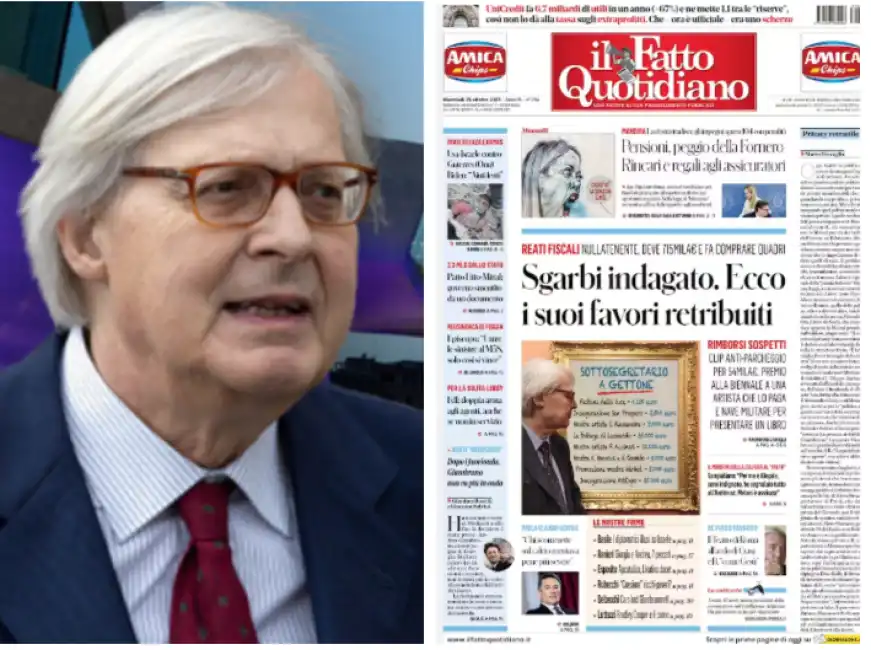 sgarbi il fatto 25 ottobre 2023