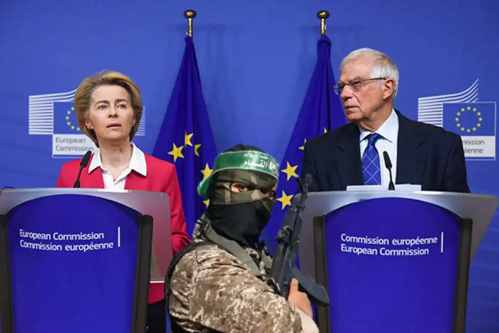 ursula von der leyen josep borrell palestina hamas