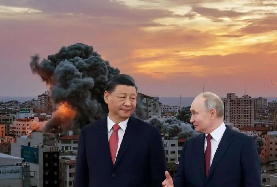 xi jinping vladimir putin israele hamas