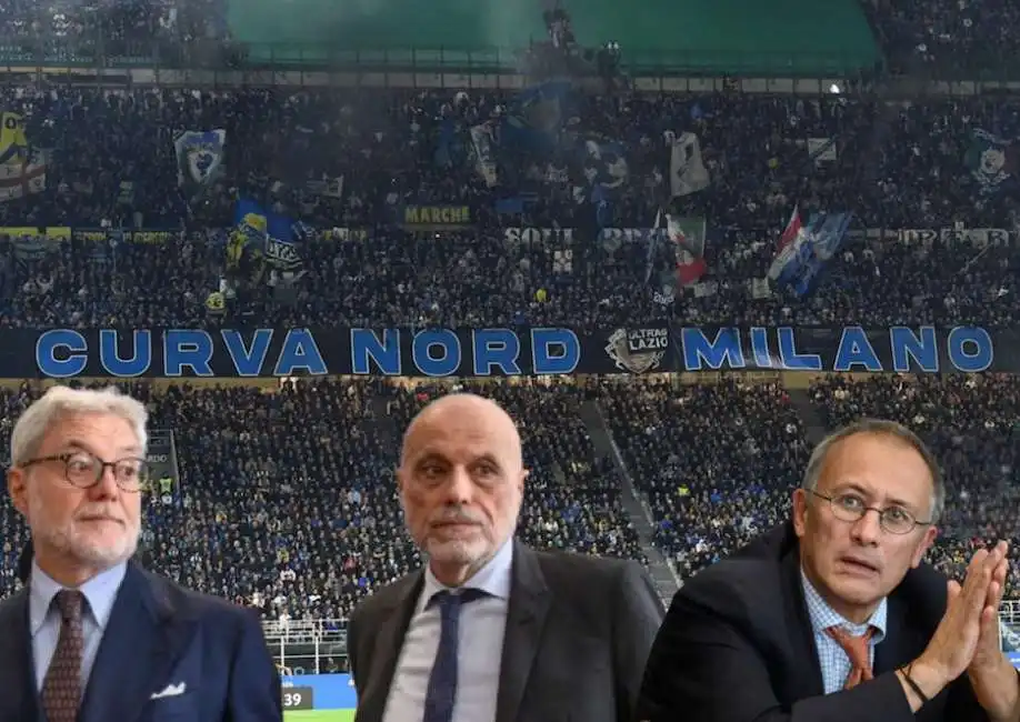 curva nord ultras inter san siro giovanni melillo marcello viola paolo storari milano 