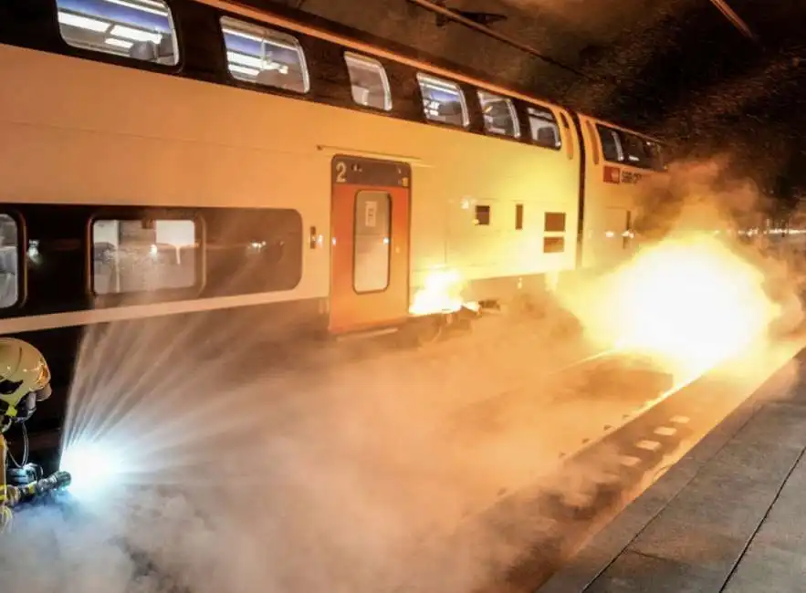 incendio treno