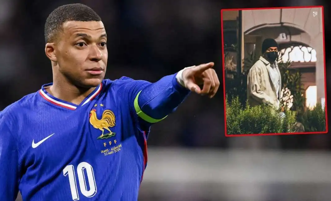 kylian mbappe fuori da una discoteca a stoccolma 