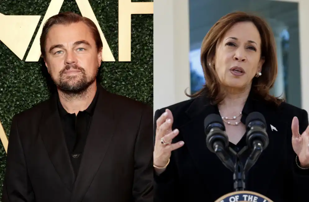 leonardo dicaprio kamala harris