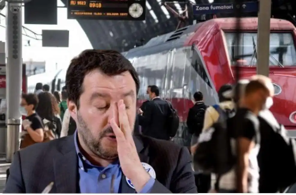 matteo salvini treni ferrovie