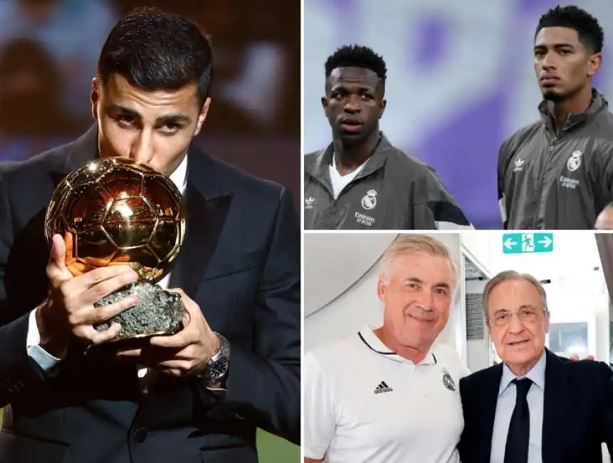 rodri pallone d'oro doro d oro vinicius bellingham ancelotti florentino perez 