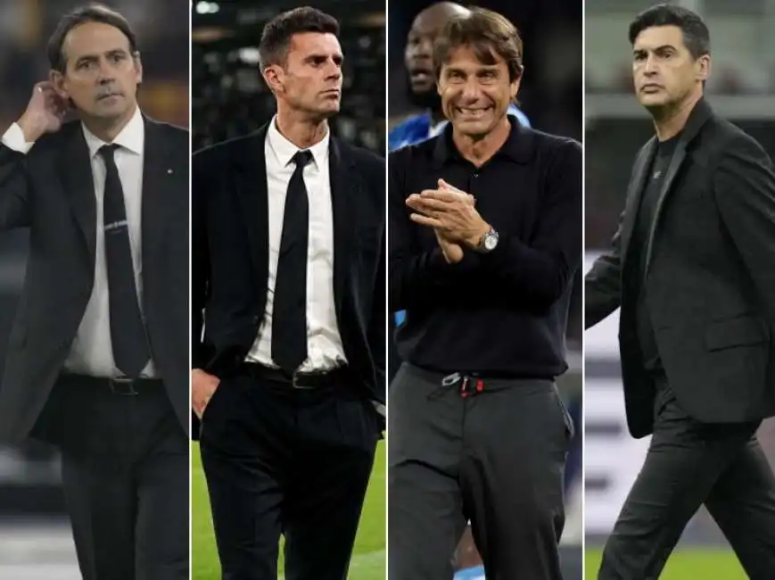 simone inzaghi thiago motta antonio conte paulo fonseca 