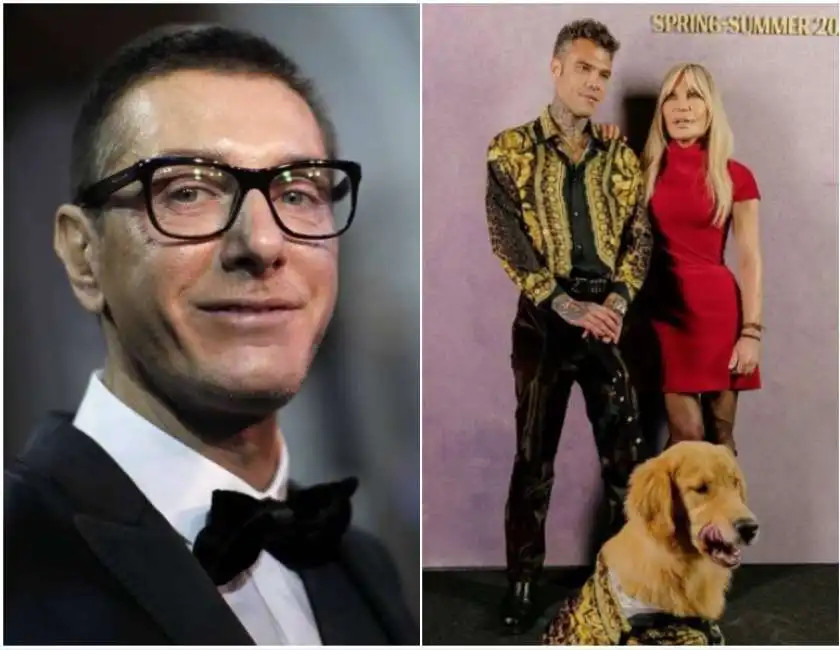 stefano gabbana fedez donatella versace