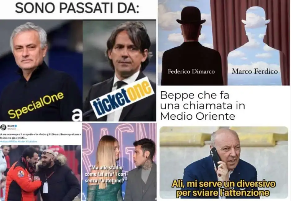 tweet meme caso ultras inter milan 