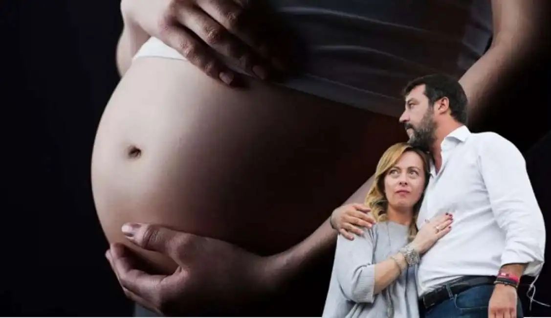 utero in affitto maternita surrogata giorgia meloni matteo salvini