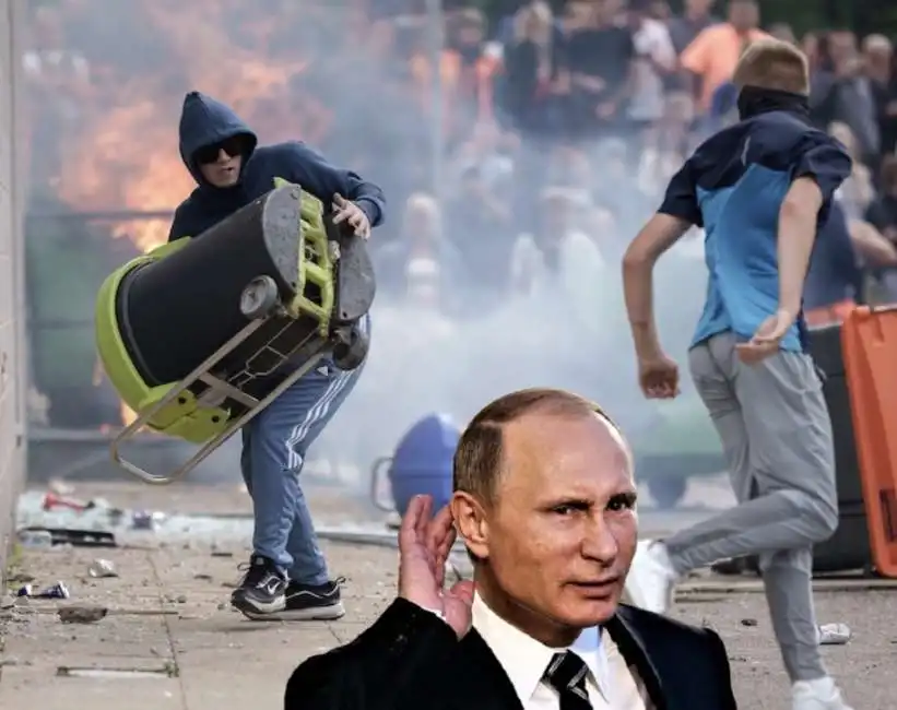 vladimir putin proteste regno unito