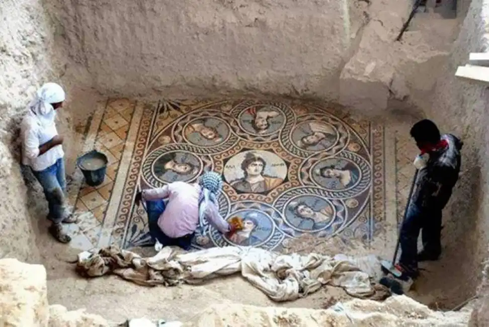 antichi mosaici di zeugma