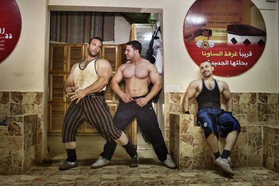 bodybuilder di gaza palestinesi