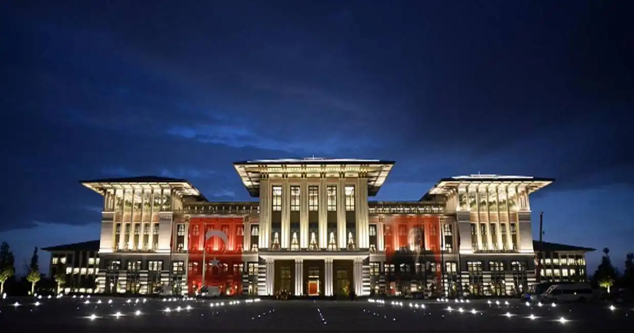 il palazzo di erdogan ad ankara