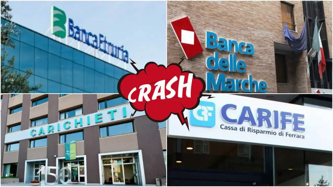 crash banche etruria carife marche banca carichieti