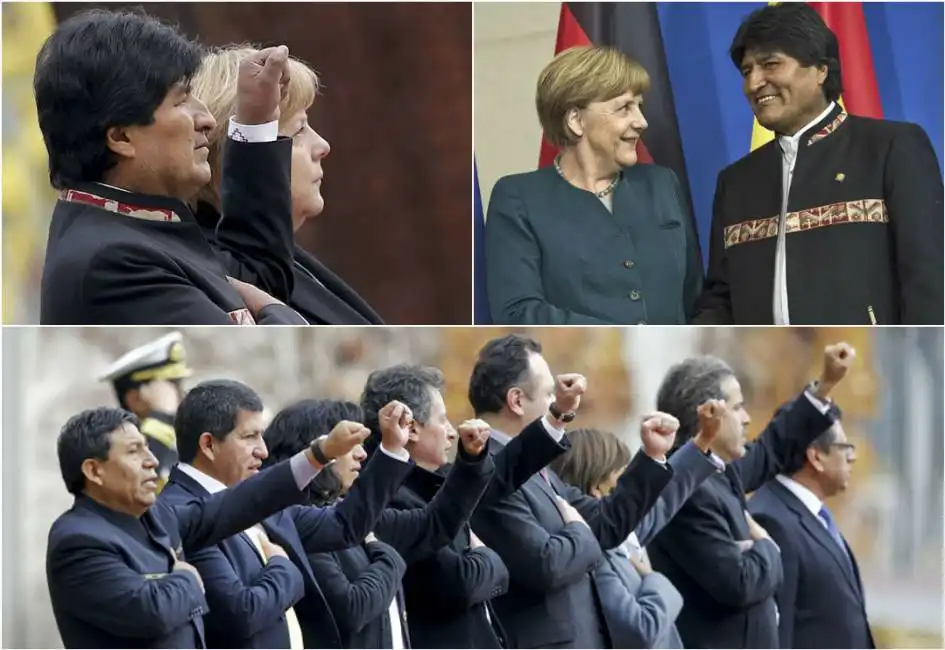 evo morales merkel