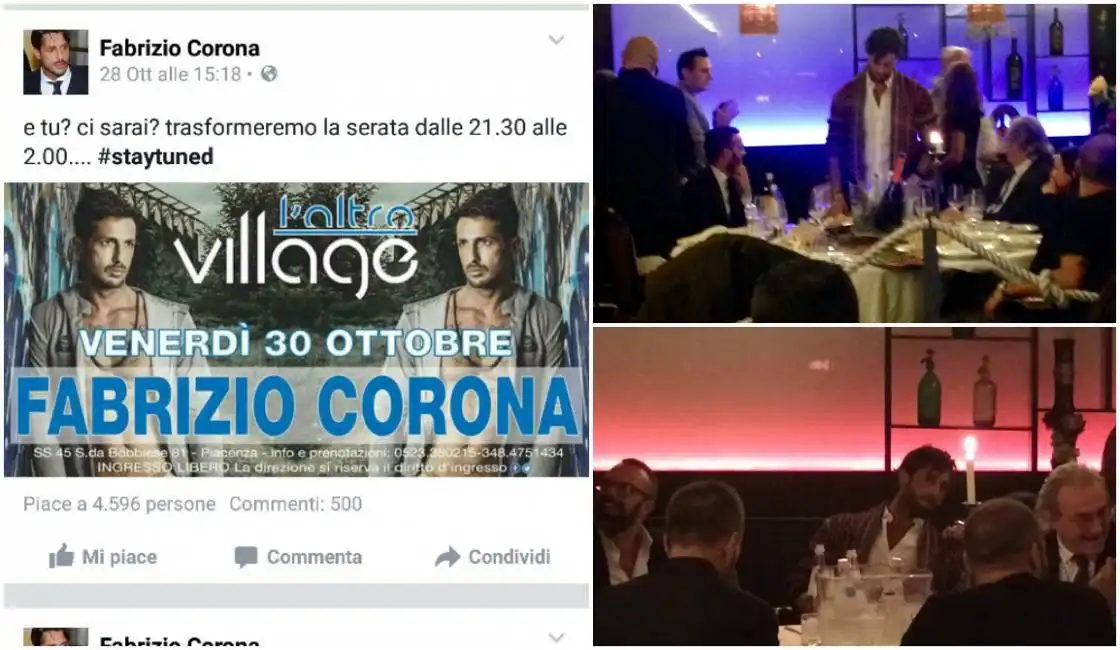 fabrizio corona discoteca piacenza