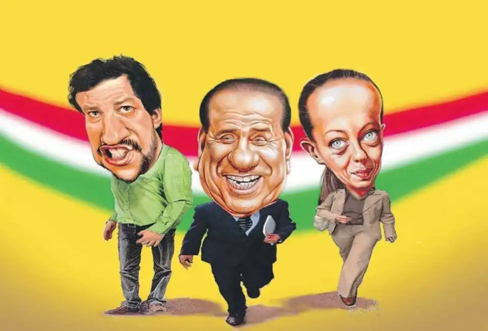 salvini - berlusconi - meloni 