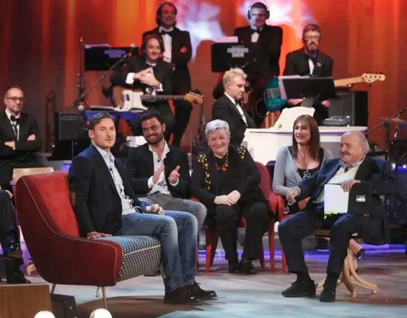 totti maurizio costanzo show luxuria