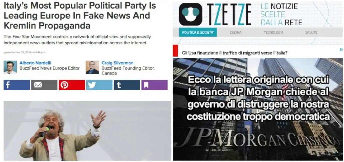 buzzfeed m5s movimento bufale grillino grillo 5 stelle