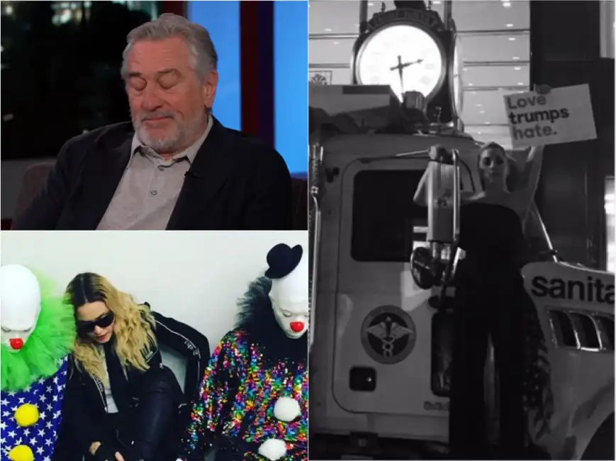 de niro lady gaga madonna