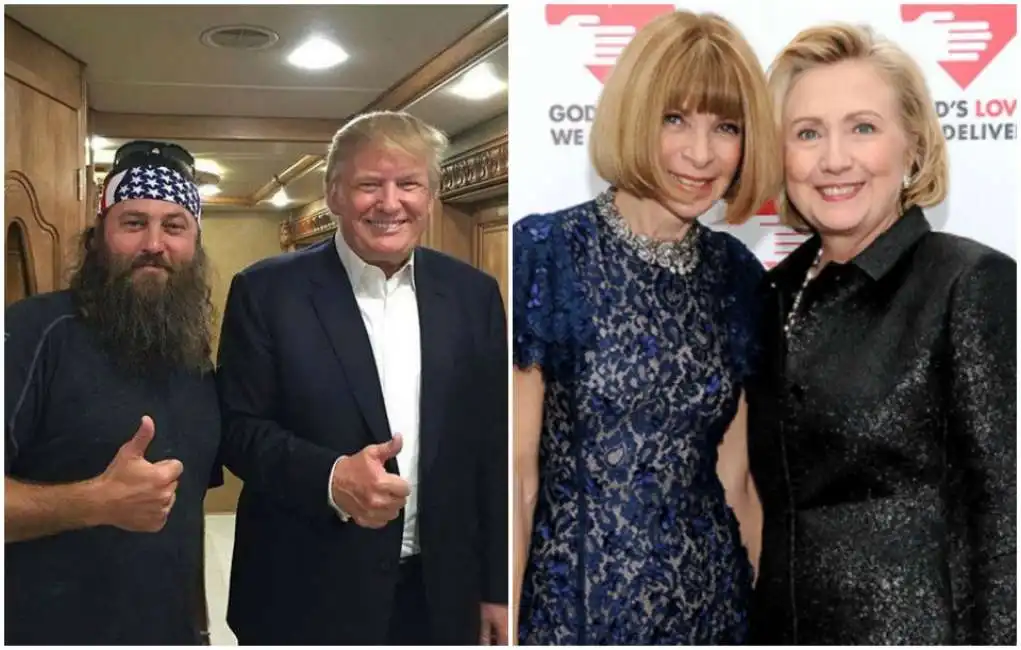 donald trump hillary anna wintour