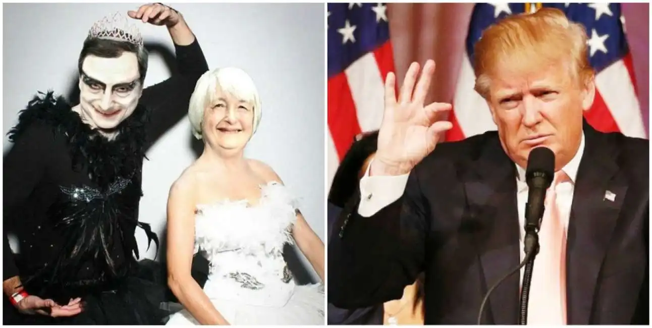 donald trump mario draghi janet yellen