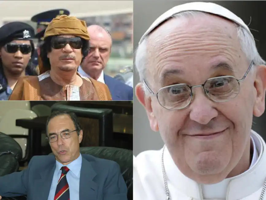 gheddafi papa francesco