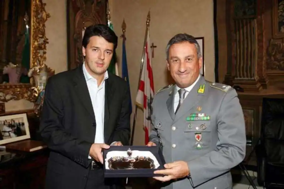 matteo renzi giorgio toschi generale guardia di finanza