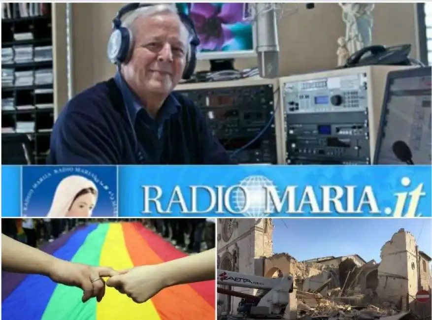 radio maria unioni civili terremoto