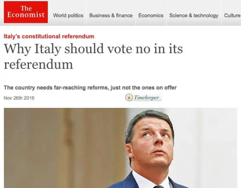 renzi economist referendum 