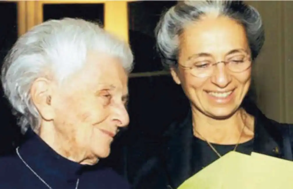 rita levi montalcini e la nipote piera