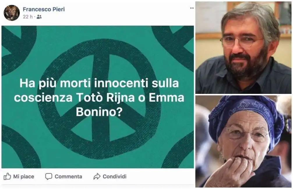 emma bonino toto riina francesco pieri