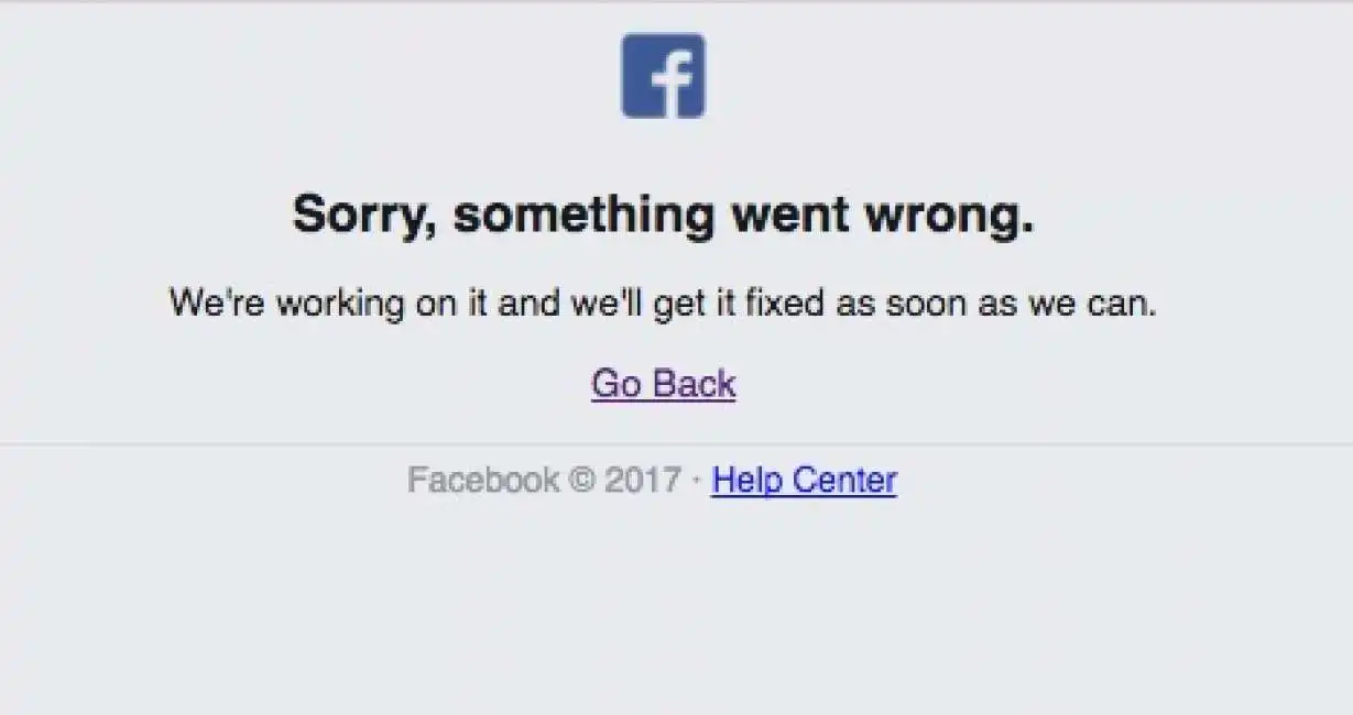 facebook down