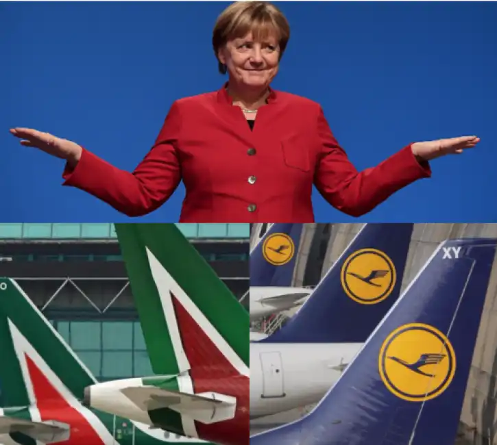 merkel alitalia luftansa