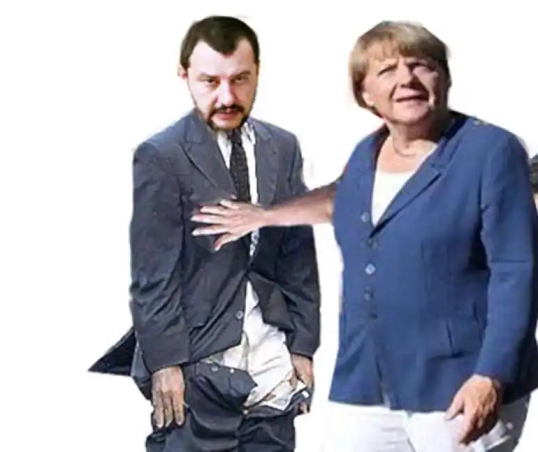 angela merkel matteo salvini