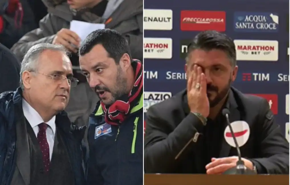 lotito salvini gattuso