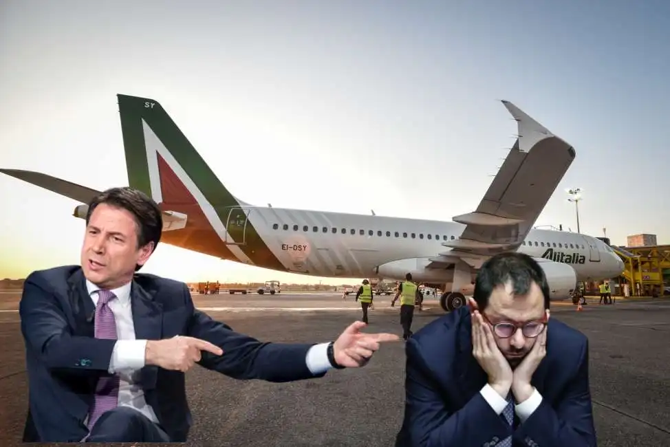 alitalia giuseppe conte stefano patuanelli