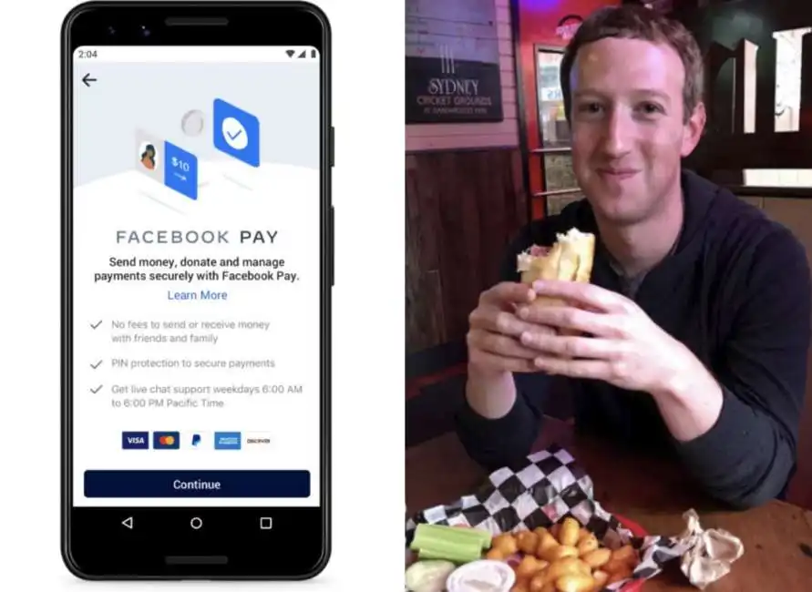 facebook pay mark zuckerberg