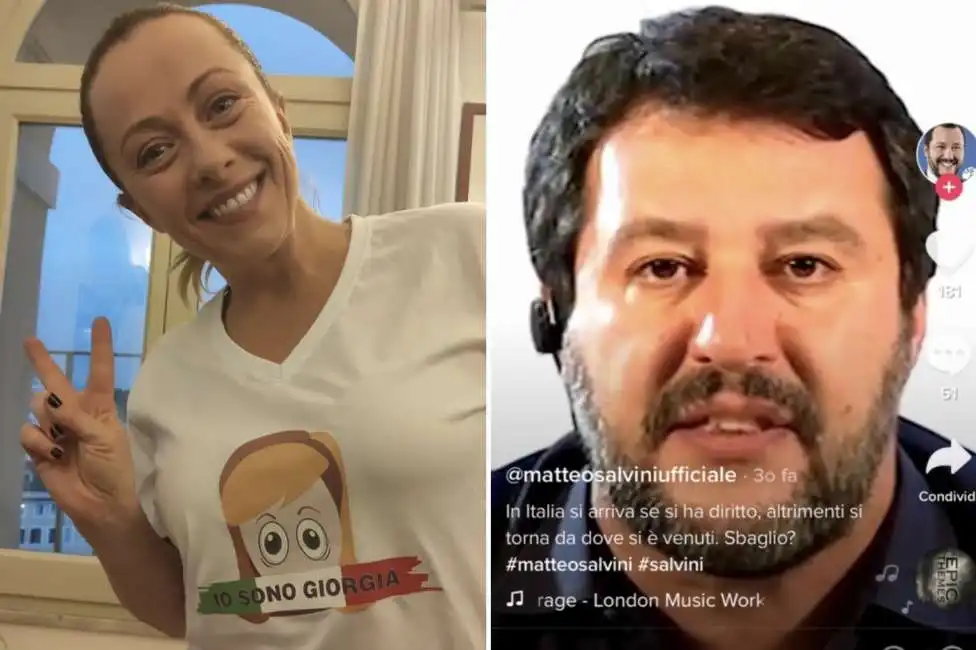 giorgia meloni matteo salvini