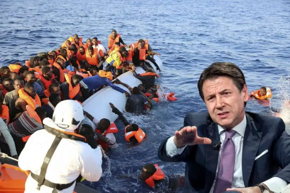 giuseppe conte migranti ong