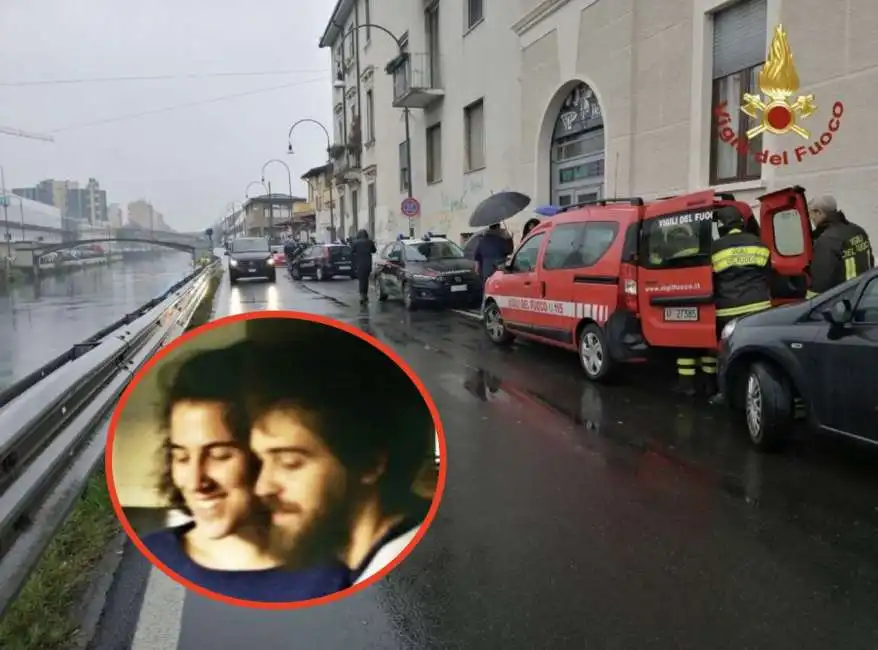 incendio in una casa di milano navigli luca manzin rosita capurso