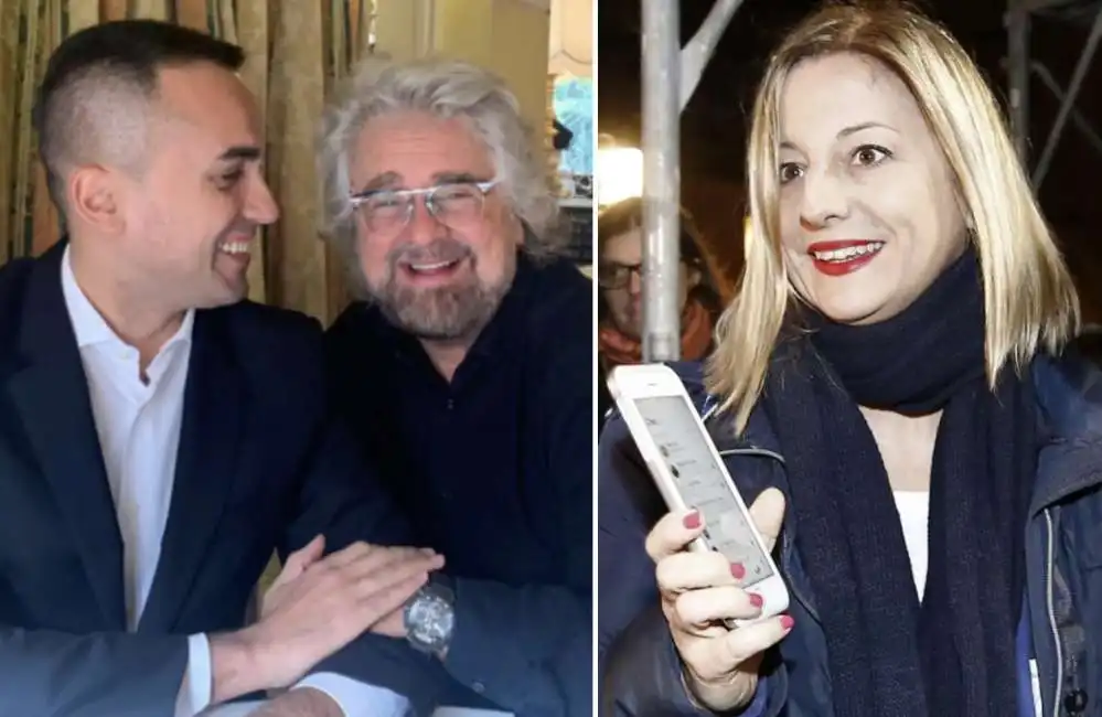 luigii di maio beppe grillo roberta lombardi