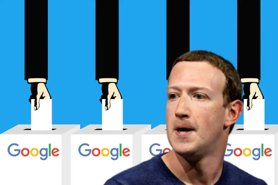 mark zuckerberg google elezioni elettoral